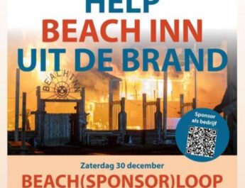 Help Beach Inn uit de brand op zaterdag 30 december